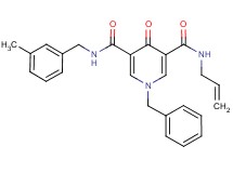 N-allyl-1-benzyl-N'-(3-methylbenzyl)-4-oxo-1,4-dihydro-3,5-pyridinedicarboxamide