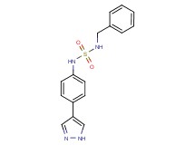 N-benzyl-N'-[4-(1H-pyrazol-4-yl)phenyl]sulfamide