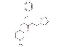 3-(2-isoxazolidinyl)-N-[(1-methyl-4-piperidinyl)methyl]-N-(2-phenylethyl)propanamide