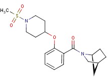 (1S*,4S*)-2-(2-{[1-(methylsulfonyl)-4-piperidinyl]oxy}benzoyl)-2-azabicyclo[2.2.1]heptane