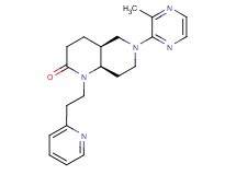 (4aS*,8aR*)-6-(3-methylpyrazin-2-yl)-1-(2-pyridin-2-ylethyl)octahydro-1,6-naphthyridin-2(1H)-one