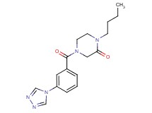 1-butyl-4-[3-(4H-1,2,4-triazol-4-yl)benzoyl]piperazin-2-one