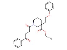 ethyl 1-(4-oxo-4-phenylbutanoyl)-3-(2-phenoxyethyl)-3-piperidinecarboxylate