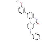 N-(3'-methoxy-4-biphenylyl)-1-(4-pyridinylmethyl)-3-piperidinecarboxamide