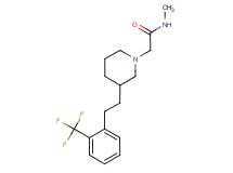 N-methyl-2-(3-{2-[2-(trifluoromethyl)phenyl]ethyl}-1-piperidinyl)acetamide