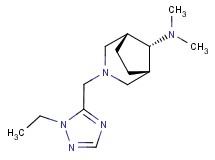 (8-syn)-3-[(1-ethyl-1H-1,2,4-triazol-5-yl)methyl]-N,N-dimethyl-3-azabicyclo[3.2.1]octan-8-amine