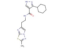 3-cyclohexyl-N-[2-(2-methylimidazo[2,1-b][1,3,4]thiadiazol-6-yl)ethyl]-1H-pyrazole-4-carboxamide