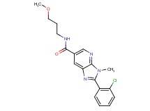 2-(2-chlorophenyl)-N-(3-methoxypropyl)-3-methyl-3H-imidazo[4,5-b]pyridine-6-carboxamide