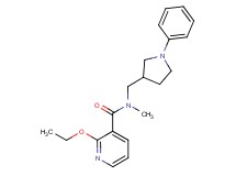 2-ethoxy-N-methyl-N-[(1-phenyl-3-pyrrolidinyl)methyl]nicotinamide
