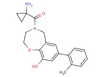 4-[(1-aminocyclopropyl)carbonyl]-7-(2-methylphenyl)-2,3,4,5-tetrahydro-1,4-benzoxazepin-9-ol hydrochloride