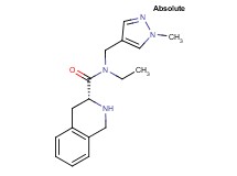 (3R)-N-ethyl-N-[(1-methyl-1H-pyrazol-4-yl)methyl]-1,2,3,4-tetrahydro-3-isoquinolinecarboxamide hydrochloride
