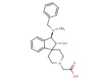 {rel-(2R,3R)-3-[benzyl(methyl)amino]-2-hydroxy-2,3-dihydro-1'H-spiro[indene-1,4'-piperidin]-1'-yl}acetic acid bis(trifluoroacetate) (salt)