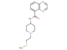 N-{1-[2-(methylthio)ethyl]piperidin-4-yl}quinoxaline-5-carboxamide