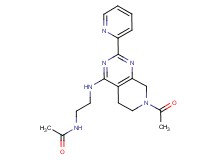 N-{2-[(7-acetyl-2-pyridin-2-yl-5,6,7,8-tetrahydropyrido[3,4-d]pyrimidin-4-yl)amino]ethyl}acetamide