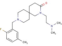 2-[2-(dimethylamino)ethyl]-9-(2-fluoro-5-methylbenzyl)-2,9-diazaspiro[5.5]undecan-3-one