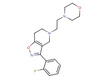 3-(2-fluorophenyl)-5-(2-morpholin-4-ylethyl)-4,5,6,7-tetrahydroisoxazolo[4,5-c]pyridine