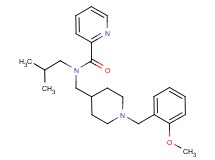 N-isobutyl-N-{[1-(2-methoxybenzyl)piperidin-4-yl]methyl}pyridine-2-carboxamide