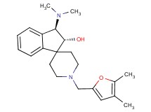 rel-(2R,3R)-3-(dimethylamino)-1'-[(4,5-dimethyl-2-furyl)methyl]-2,3-dihydrospiro[indene-1,4'-piperidin]-2-ol bis(trifluoroacetate) (salt)