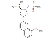 N-[(3S*,4R*)-4-isopropyl-1-(8-methoxy-2-quinolinyl)-3-pyrrolidinyl]methanesulfonamide