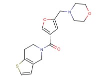 5-[5-(4-morpholinylmethyl)-3-furoyl]-4,5,6,7-tetrahydrothieno[3,2-c]pyridine