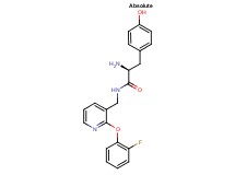 N-{[2-(2-fluorophenoxy)pyridin-3-yl]methyl}-L-tyrosinamide