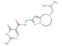 N-[(5-isobutyl-5,6,7,8-tetrahydro-4H-pyrazolo[1,5-a][1,4]diazepin-2-yl)methyl]-2-methyl-6-oxo-1,6-dihydropyrimidine-5-carboxamide