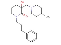 3-hydroxy-3-[(4-methyl-1-piperidinyl)methyl]-1-(3-phenylpropyl)-2-piperidinone