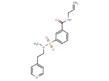 N-allyl-3-{[methyl(2-pyridin-4-ylethyl)amino]sulfonyl}benzamide