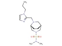 (1R*,5R*)-N,N-dimethyl-6-[(1-propyl-1H-imidazol-2-yl)methyl]-3,6-diazabicyclo[3.2.2]nonane-3-sulfonamide