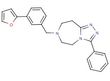 7-[3-(2-furyl)benzyl]-3-phenyl-6,7,8,9-tetrahydro-5H-[1,2,4]triazolo[4,3-d][1,4]diazepine