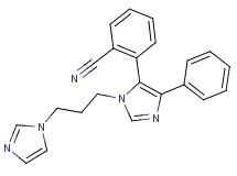2-{1-[3-(1H-imidazol-1-yl)propyl]-4-phenyl-1H-imidazol-5-yl}benzonitrile