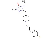 4-ethyl-5-({1-[(2E)-3-(4-fluorophenyl)prop-2-en-1-yl]piperidin-4-yl}methyl)-2-methyl-2,4-dihydro-3H-1,2,4-triazol-3-one