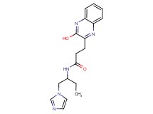 3-(3-hydroxy-2-quinoxalinyl)-N-[1-(1H-imidazol-1-ylmethyl)propyl]propanamide