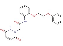 2-(3,6-dioxo-3,6-dihydropyridazin-1(2H)-yl)-N-[2-(2-phenoxyethoxy)phenyl]acetamide