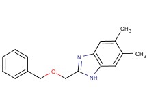 2-[(benzyloxy)methyl]-5,6-dimethyl-1H-benzimidazole