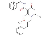 N-[(1R*,2S*,4R*)-bicyclo[2.2.1]hept-5-en-2-ylmethyl]-2-(methoxymethyl)-6-methyl-4-oxo-1-(3-phenylpropyl)-1,4-dihydro-3-pyridinecarboxamide