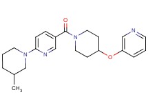 2-(3-methyl-1-piperidinyl)-5-{[4-(3-pyridinyloxy)-1-piperidinyl]carbonyl}pyridine