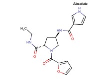 (4R)-N-ethyl-1-(2-furoyl)-4-[(1H-pyrrol-3-ylcarbonyl)amino]-L-prolinamide