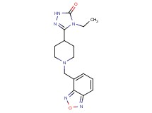 5-[1-(2,1,3-benzoxadiazol-4-ylmethyl)piperidin-4-yl]-4-ethyl-2,4-dihydro-3H-1,2,4-triazol-3-one