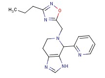 5-[(3-propyl-1,2,4-oxadiazol-5-yl)methyl]-4-(2-pyridinyl)-4,5,6,7-tetrahydro-3H-imidazo[4,5-c]pyridine
