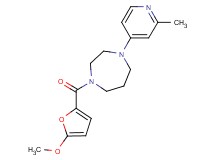 1-(5-methoxy-2-furoyl)-4-(2-methyl-4-pyridinyl)-1,4-diazepane