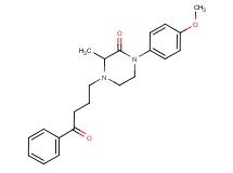 1-(4-methoxyphenyl)-3-methyl-4-(4-oxo-4-phenylbutyl)-2-piperazinone
