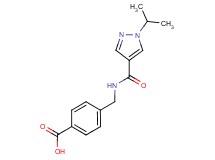 4-({[(1-isopropyl-1H-pyrazol-4-yl)carbonyl]amino}methyl)benzoic acid