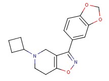 3-(1,3-benzodioxol-5-yl)-5-cyclobutyl-4,5,6,7-tetrahydroisoxazolo[4,5-c]pyridine