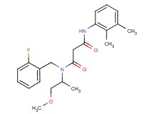 N'-(2,3-dimethylphenyl)-N-(2-fluorobenzyl)-N-(2-methoxy-1-methylethyl)malonamide
