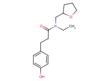 N-ethyl-3-(4-hydroxyphenyl)-N-(tetrahydrofuran-2-ylmethyl)propanamide