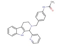 N-(4-{[1-(2-pyridinyl)-1,3,4,9-tetrahydro-2H-beta-carbolin-2-yl]methyl}phenyl)acetamide