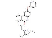 1-[3-(3,5-dimethyl-1H-pyrazol-1-yl)propyl]-N-[4-(3-pyridinyloxy)phenyl]-2-piperidinecarboxamide
