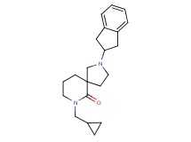 7-(cyclopropylmethyl)-2-(2,3-dihydro-1H-inden-2-yl)-2,7-diazaspiro[4.5]decan-6-one