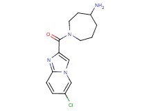 1-[(6-chloroimidazo[1,2-a]pyridin-2-yl)carbonyl]-4-azepanamine
